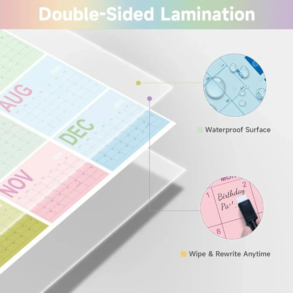 2026 Wall Planner 34.8